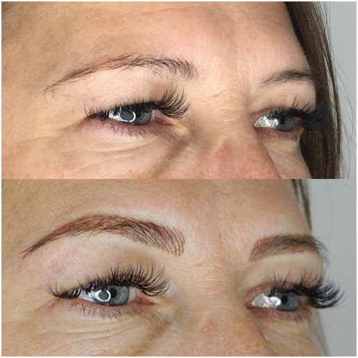 Eyebrow tattoo