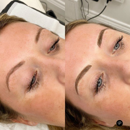 Eyebrow tattoo